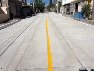 Concluye CUM con pavimentación de dos calles de la tradicional colonia de Santo Niño y San José