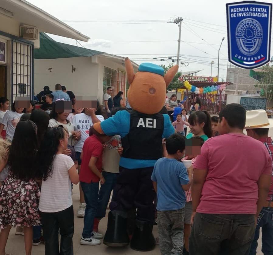 Lleva GOECHI Zona Centro festejo infantil a escuela primaria Lucía Lozoya Acosta