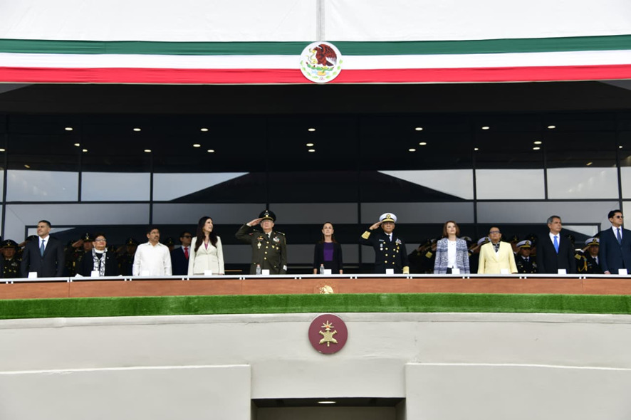 Conmemoran 106 años de la Columna de la Legalidad en el Heroico Colegio Militar