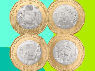 Así son las monedas que Banxico conmemorativas del Mundial 2026