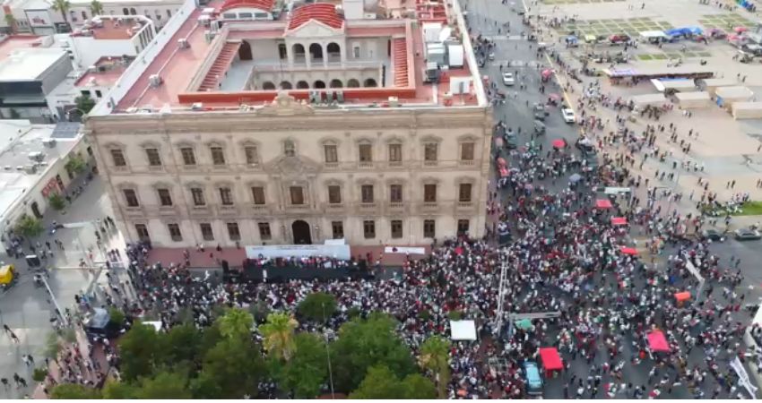 Baja asistencia marca movilización de Morena en Chihuahua pese a amplio despliegue logístico