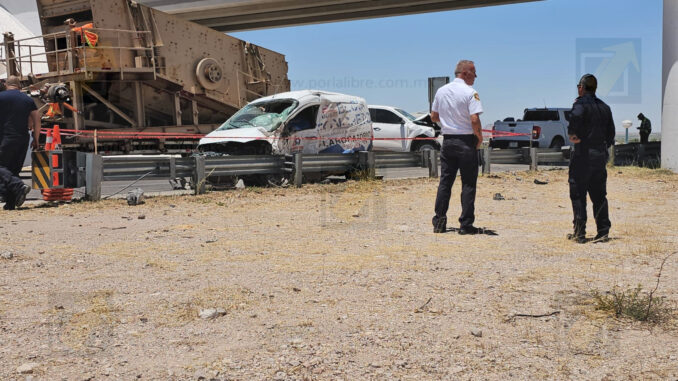 Fatal choque en el Libramiento Oriente deja un hombre sin vida y tres personas heridas