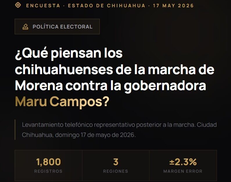Encuesta Vernier | marcha de Morena aumentó respaldo ciudadano a la gobernadora