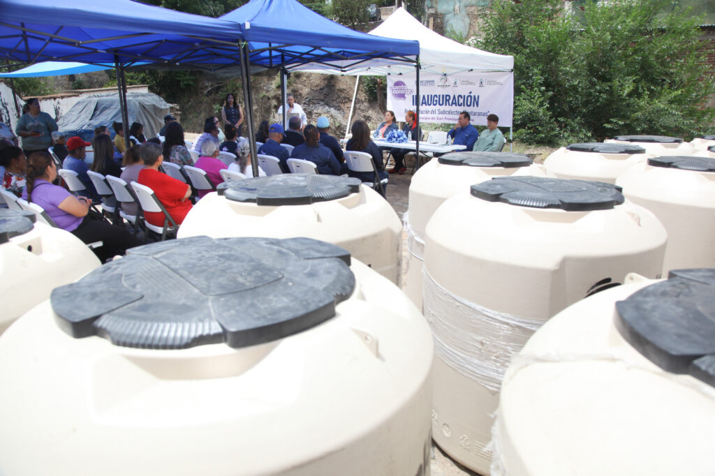 Inauguran JCAS y Municipio de San Francisco del Oro rehabilitación del subcolector Cantaranas