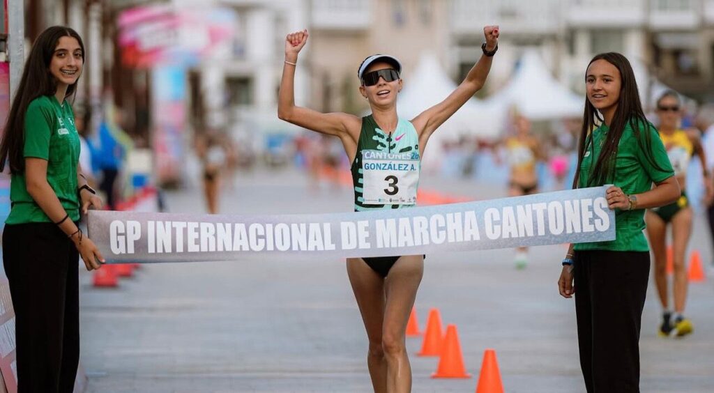 Conquista Alegna González el Gran Premio Internacional de Marcha Cantones