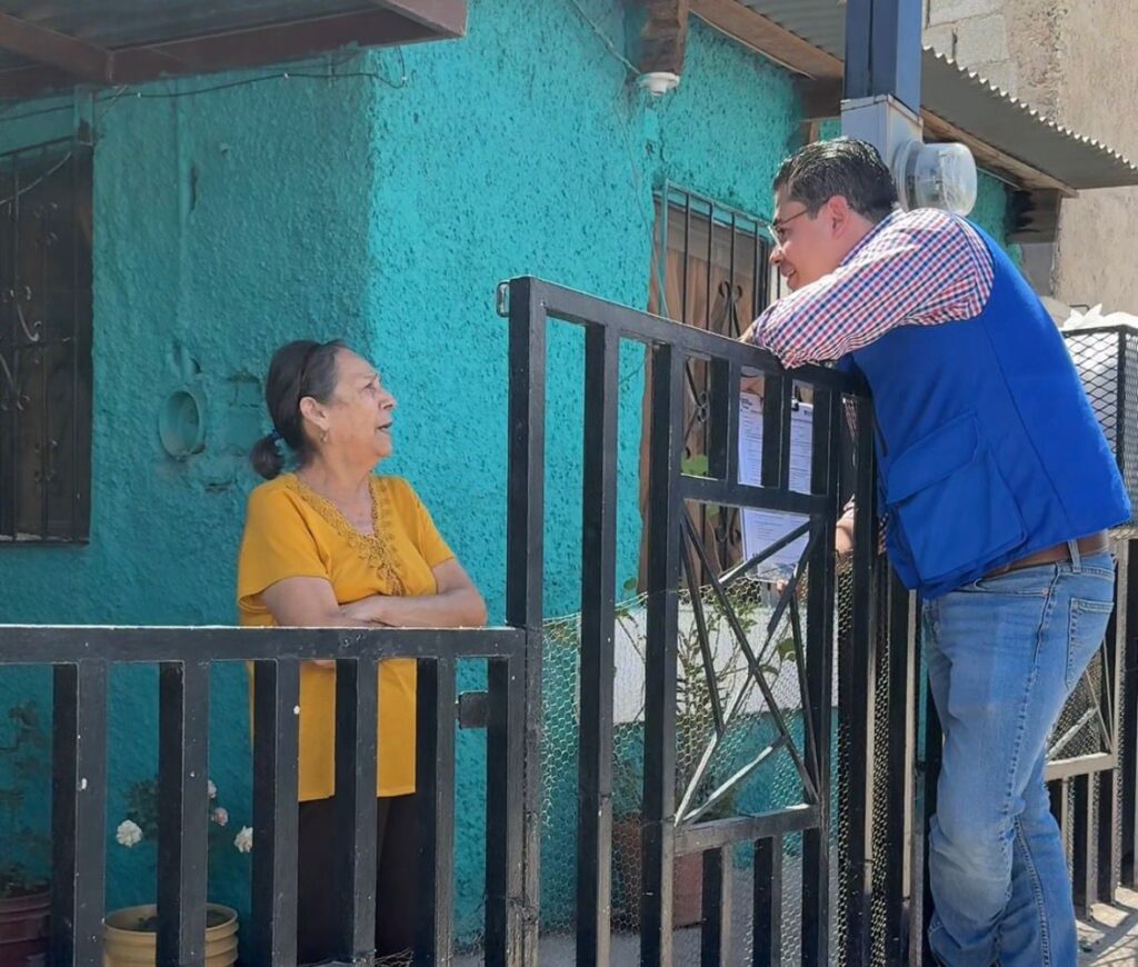 Mandan ciudadanos mensaje de apoyo a Maru durante recorrido de Chalecos Azules