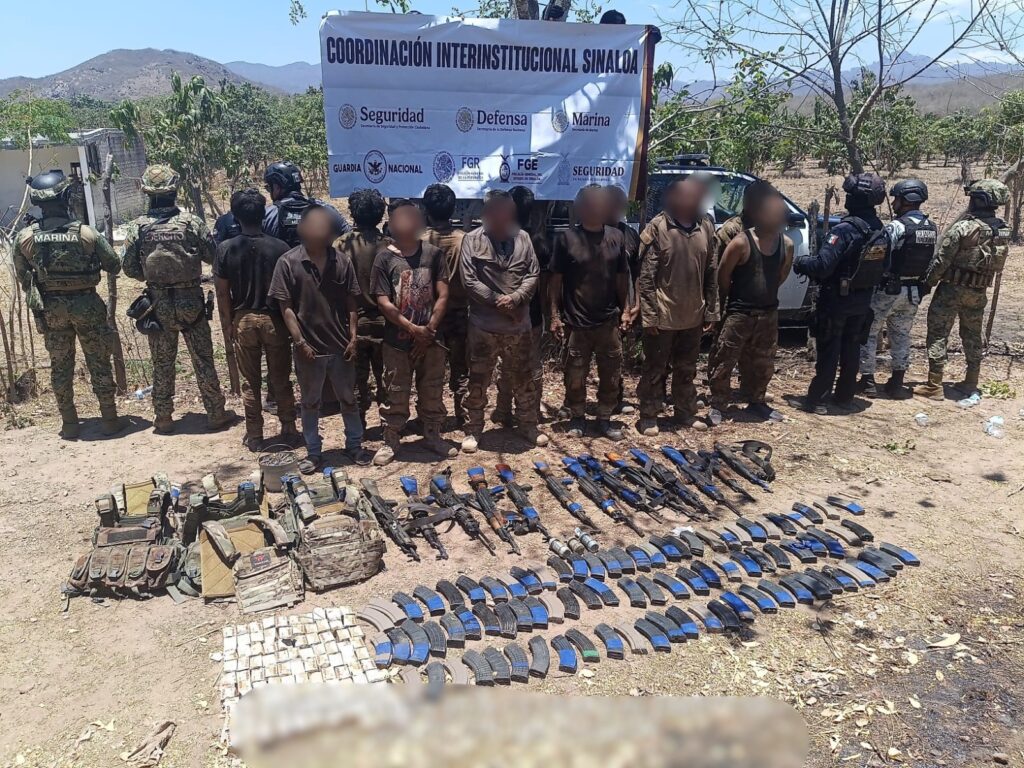 Caen 13 integrantes de ‘Los Chapitos’ en Sinaloa