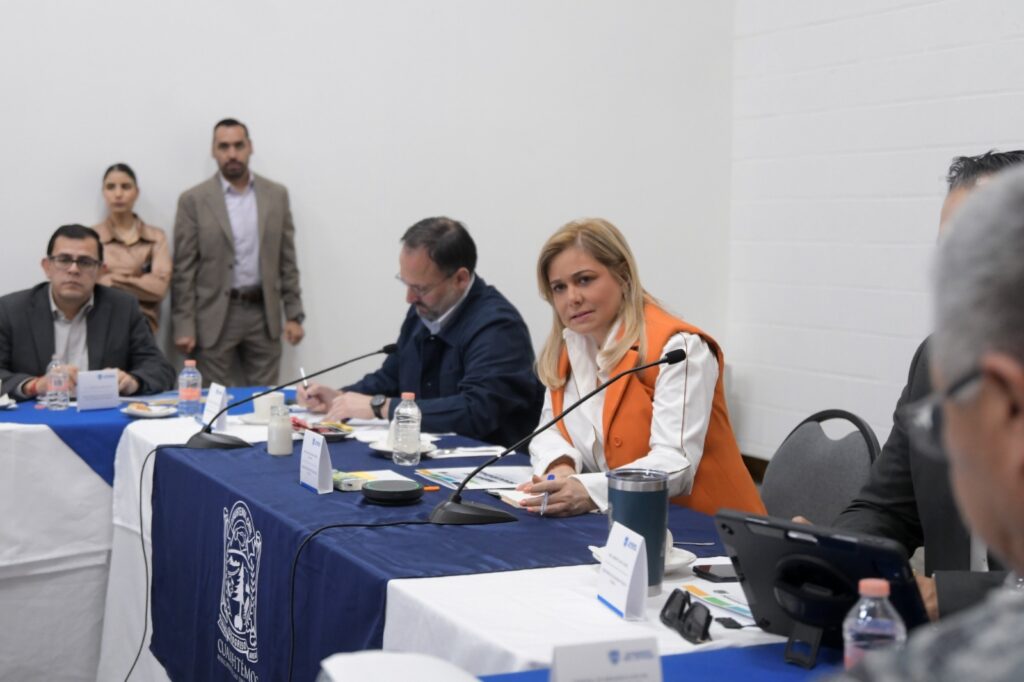 Maru Campos preside Mesa Estatal de Seguridad en ciudad Cuauhtémoc