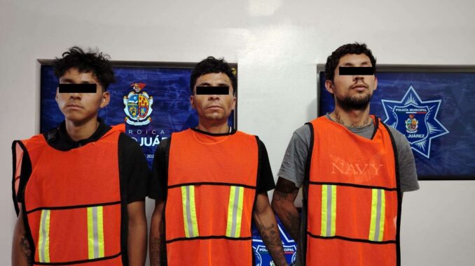 Arrestan a tres por robar cableado de empresa de telecomunicaciones