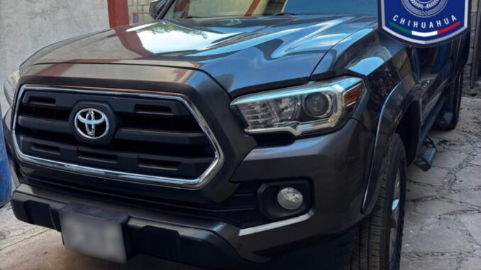 Recupera AEI en Guachochi pick up sustraída mediante fraude en Chihuahua