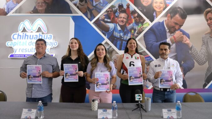 Fortalece Gobierno Municipal el desarrollo de niñas y jóvenes con clínica especializada de volleyball