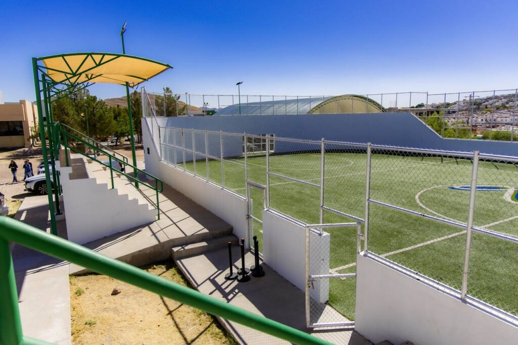 Entrega Marco Bonilla mejoras deportivas en la UTCH Cantera, obra ganadora del Presupuesto Participativo 2024