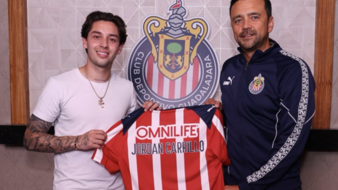 Jordan Carrillo llega a las Chivas como segundo refuerzo para el Apertura 2026