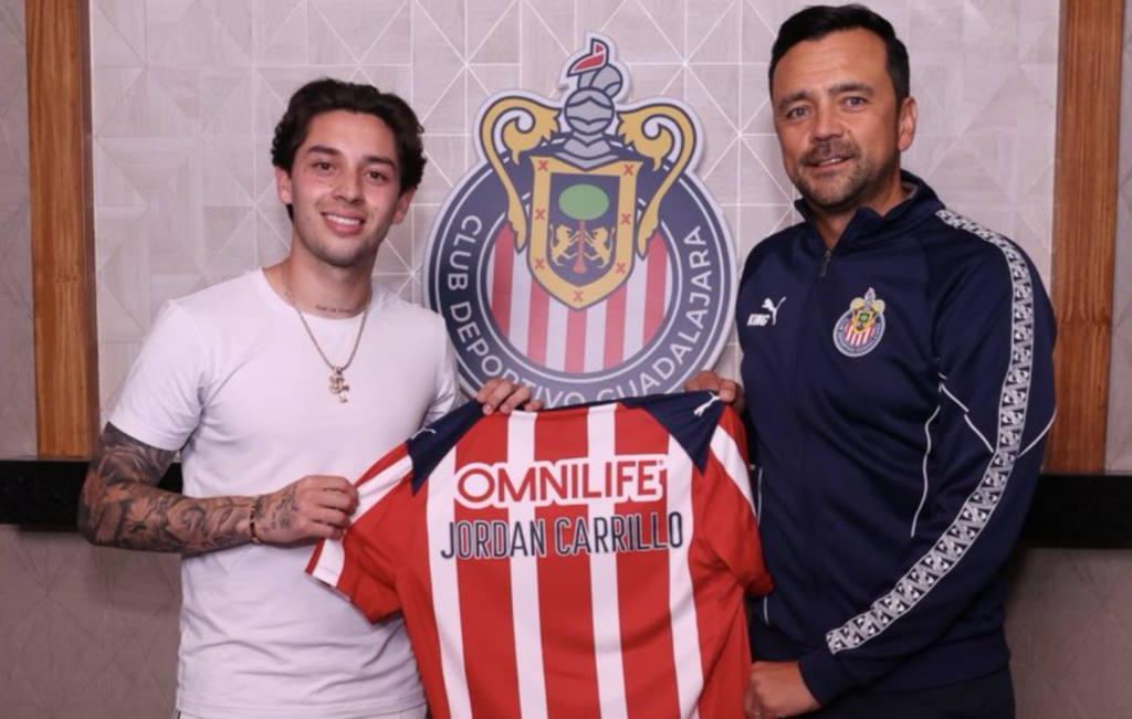 Jordan Carrillo llega a las Chivas como segundo refuerzo para el Apertura 2026