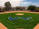 Trabaja Municipio en los últimos detalles de la rehabilitación del campo de béisbol en Villas del Real