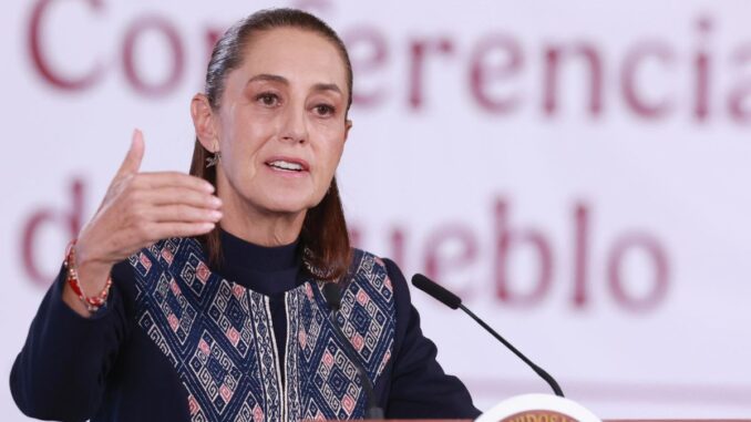Sheinbaum pide no “engancharse” con dichos de Trump sobre los cárteles en México