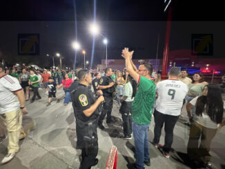 Desangelada afluencia en la glorieta de Pancho Villa por estrictos filtros de seguridad y restricción de aforo