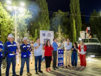 Cumple Marco Bonilla al 100% modernización del alumbrado público LED en la zona sur de la ciudad
