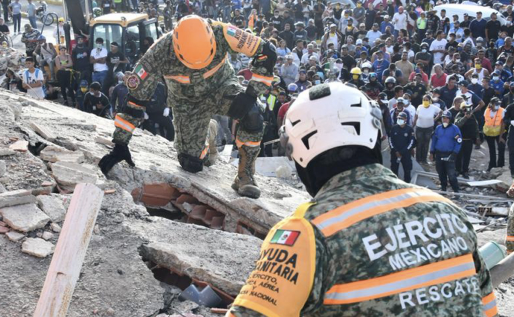 México despliega 261 efectivos y equipos especializados para apoyar a Venezuela tras los terremotos