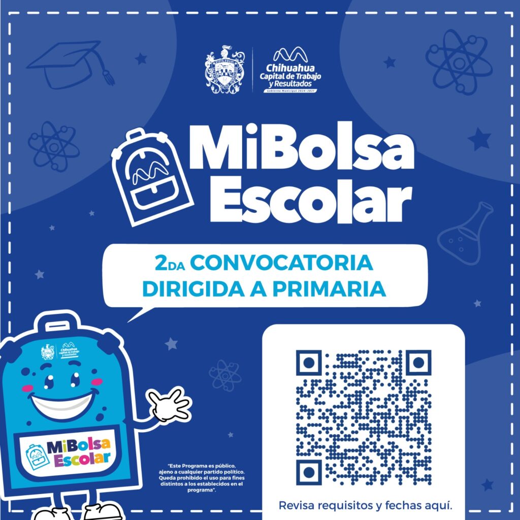 Abre Municipio segunda oportunidad para las escuelas que no alcanzaron a registrarse en Mi Bolsa Escolar