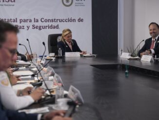 Maru Campos encabeza sesión de la Mesa de Seguridad en las instalaciones de la Guardia Nacional