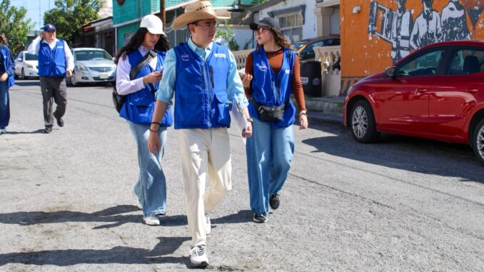 El más fuerte con trabajo en las colonias; Rafa Loera se avienta otro recorrido de 12 horas