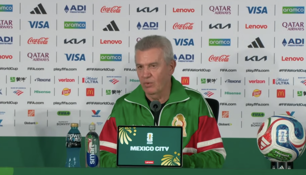 Conferencia de prensa de Javier Aguirre, previo al partido México contra Inglaterra