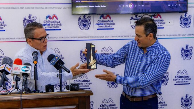 Anuncia Marco Bonilla 16 nuevas rutas de recolección de basura y recibe el premio internacional “Escoba de Oro” otorgado al Municipio