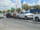Choque múltiple de 4 vehículos en la Tecnológico provoca congestión vial