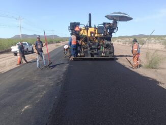 Avanza al 60 por ciento la rehabilitación de la carretera Conchos–Naica