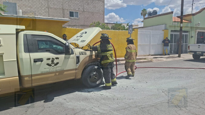 Camión blindado de traslado de valores se incendia en Vallarta y Sabino
