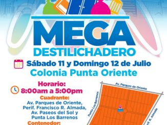 ¡Recuerda! Llegará Mega Destilichadero a punta oriente el sábado 11 y domingo 12 de julio