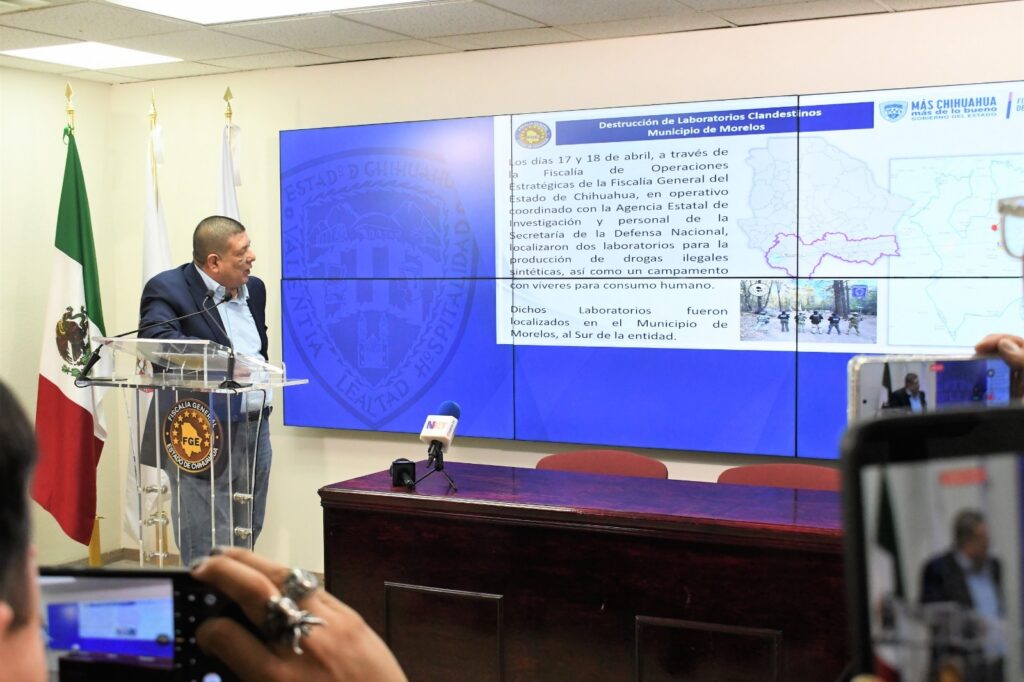 Hallazgo de 6 laboratorios en Morelos fue investigación realizada entre la AEI y la SEDENA
