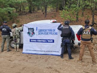 Asegura operativo conjunto 5 vehículos con reporte de robo en Guadalupe y Calvo