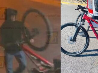 Roban bicicleta en fraccionamiento privado tras aprovechar apertura del portón