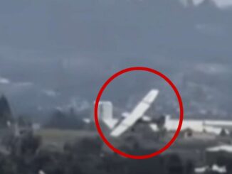 Revelan video del accidente de un avión que se desplomó en Puebla