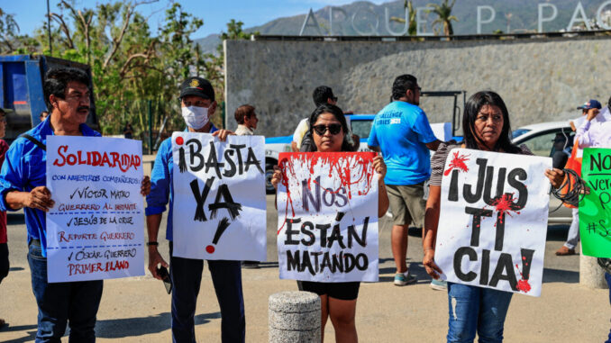México sufre incremento “alarmante” de asesinato de periodistas, alerta RSF