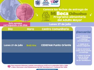 Continúa DIF Municipal con la entrega del Programa Alimentario para el Adulto Mayor
