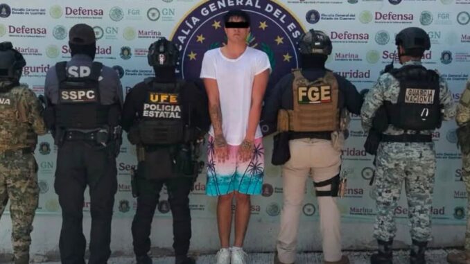 Detienen a ‘Palma’, miembro del CJNG y asesino de taxista en Acapulco