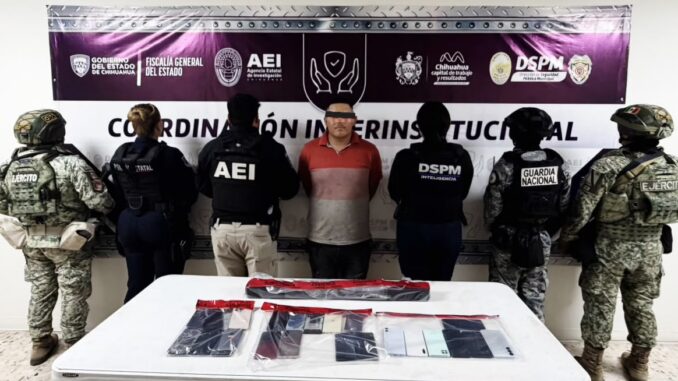 En operativo conjunto recuperan mediante cateo 24 celulares robados a tienda de colonia Unidad
