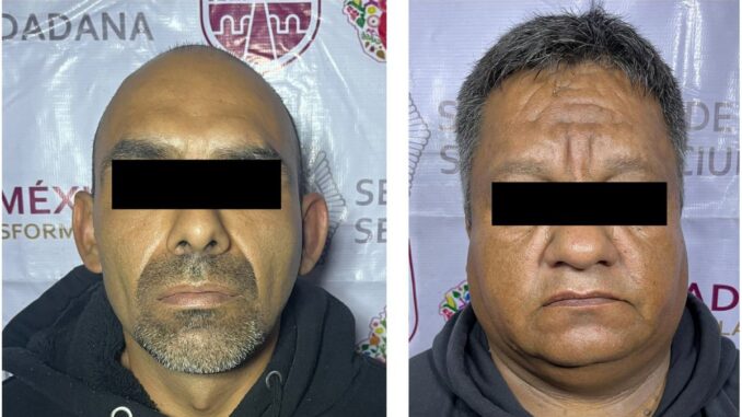 Detienen a ‘el Minimi’ y ‘el Pitufo’, miembros del Cártel de Tláhuac
