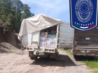 Hallan camión de Diconsa y tres ejecutados en camino de Guadalupe y Calvo