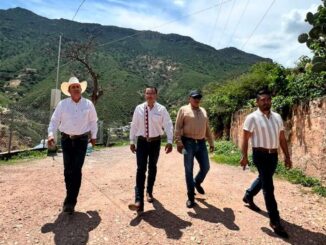 Gestiones de Jaime Torres para el Dtro 13 son realidades; inicia obra de pavimentación hidráulica en Maguarichi
