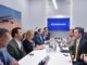 Maru Campos se reúne con representantes de Embraer en Feria Aeroespacial Farnborough 2026