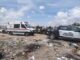 Rescatan a hombre con severas quemaduras en un terreno baldío al norte de Chihuahua