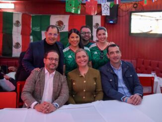 Maru Campos llega a Inglaterra para participar en la Feria Aeroespacial Farnborough 2026
