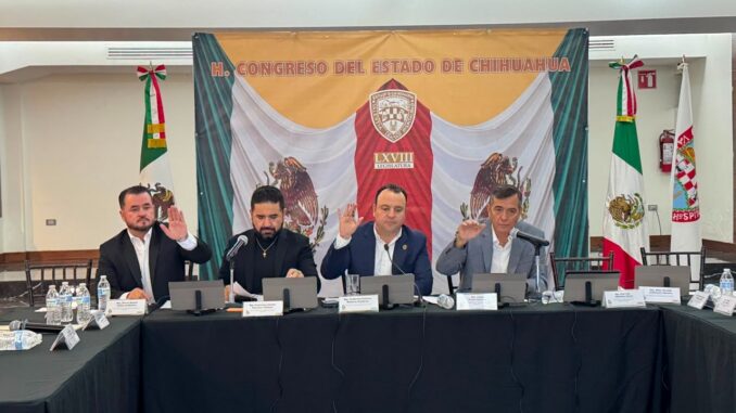 Sesiona Congreso del Estado en Hidalgo del Parral