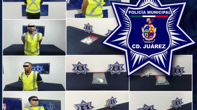 Detienen a 5 con mariguana y cristal