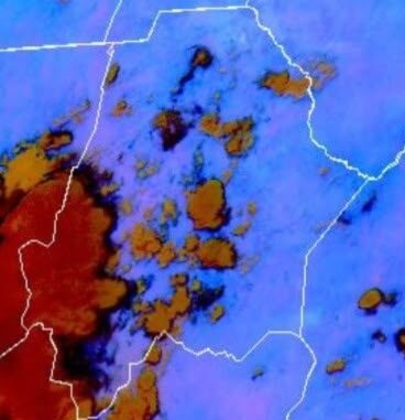 Se mantiene vigilancia ante celdas de tormenta en Aldama
