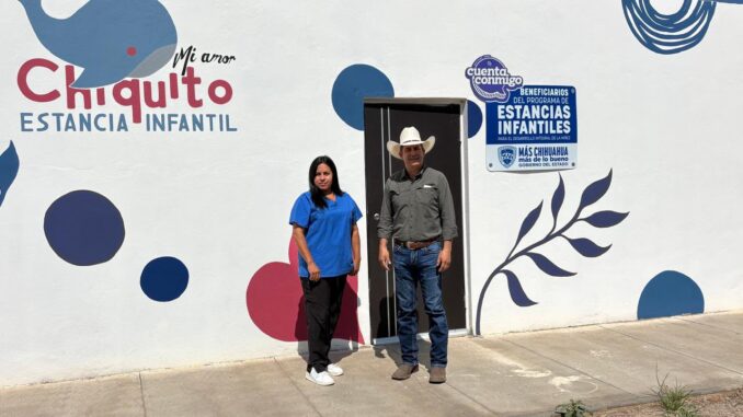 Recorre Jaime Torres la Estancia Infantil de Soto Máynez y refrenda compromiso con la niñez del Distrito 13